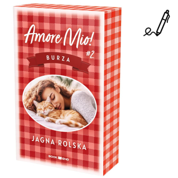 Jagna Rolska - AMORE MIO! Burza (z barwionymi brzegami i autografem)